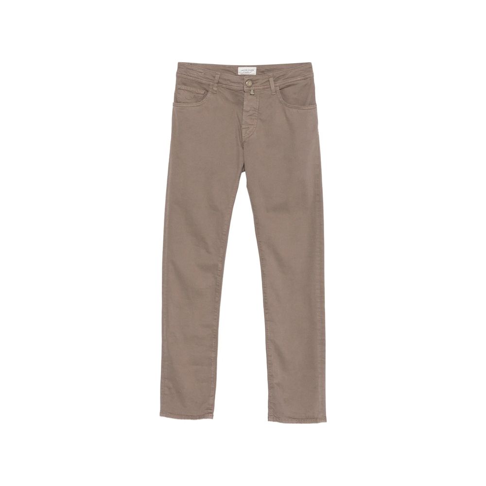 Jacob Cohën Nick Logo-Patch Straight-Leg Trousers