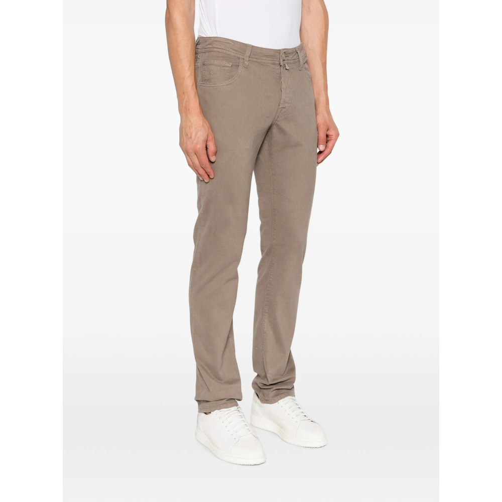 Jacob Cohën Nick Logo-Patch Straight-Leg Trousers