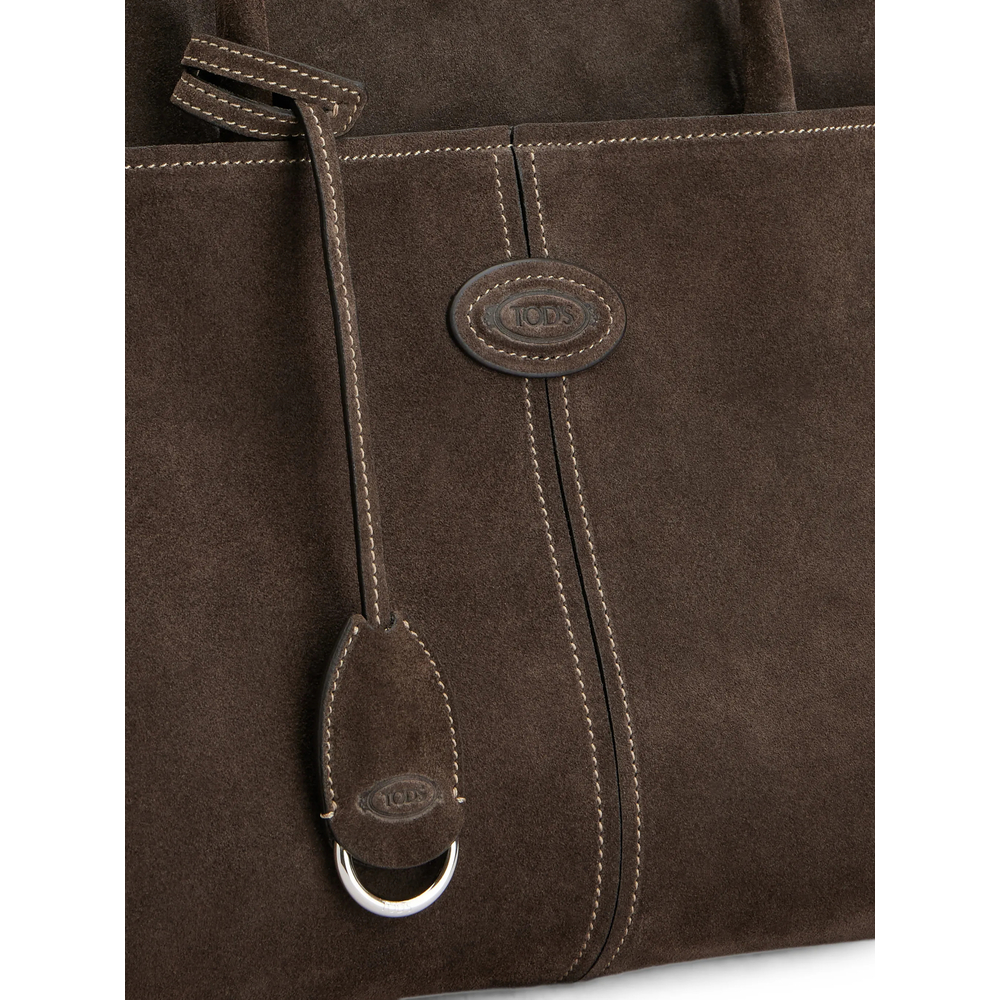 Medium Shopping Bag In Suede