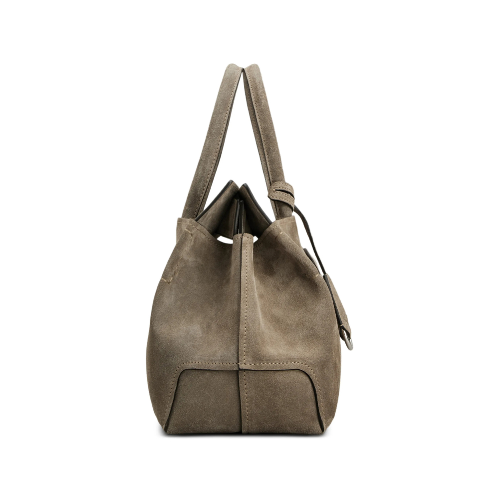 Small Shopping Bag In Suede