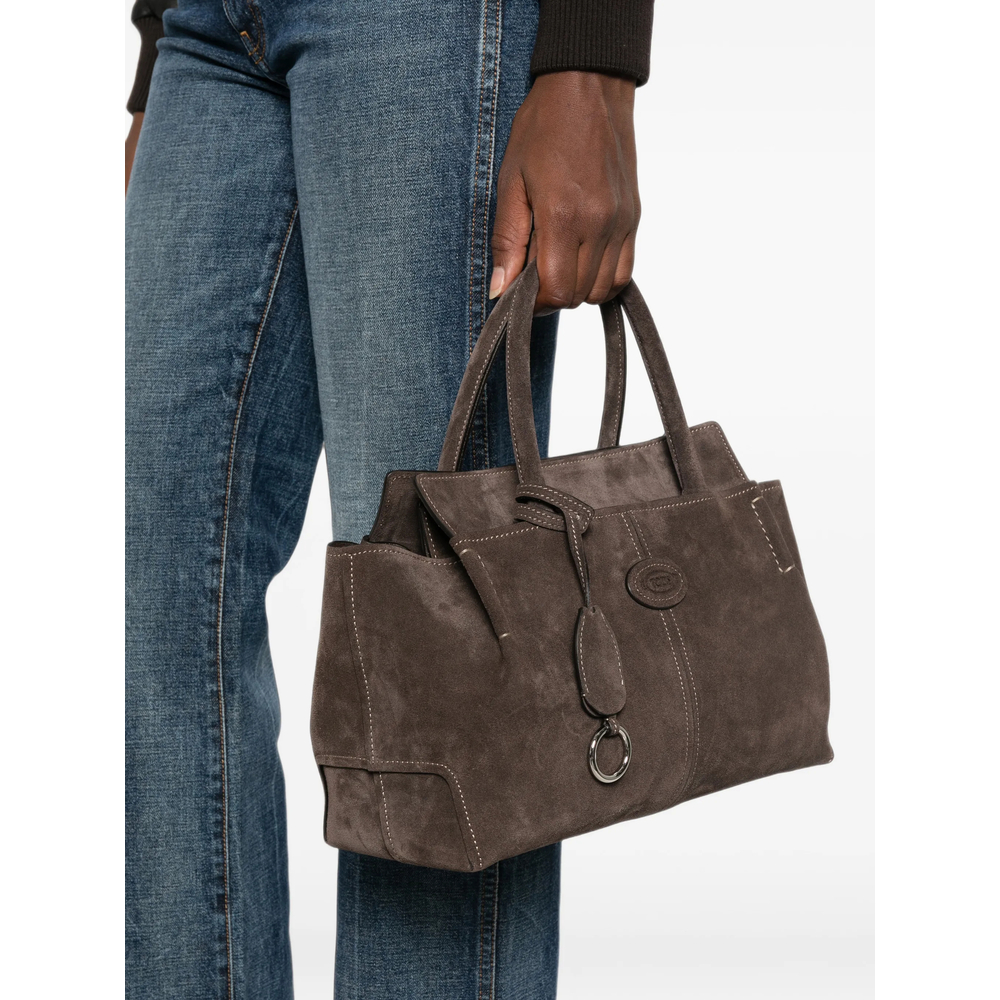 Shopping Bag In Suede Small