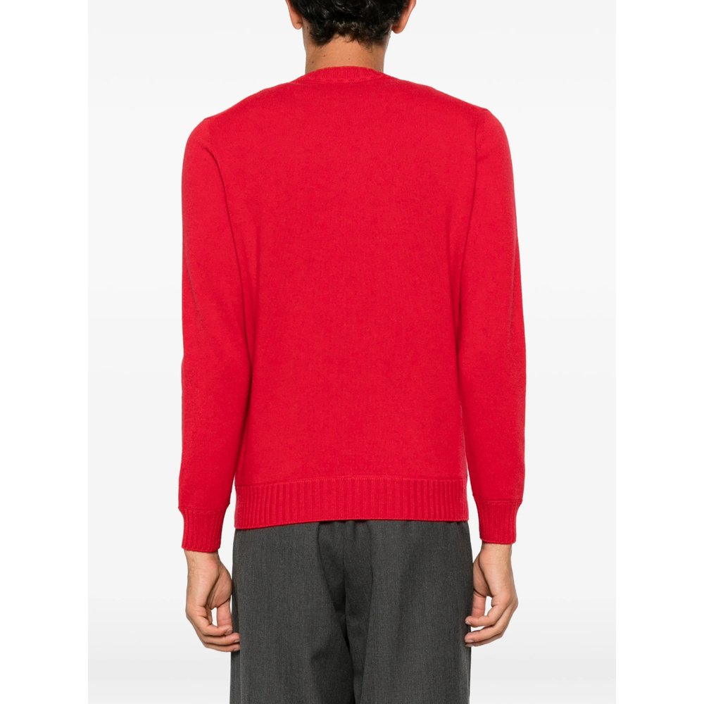 Ribbed-Trim Sweater