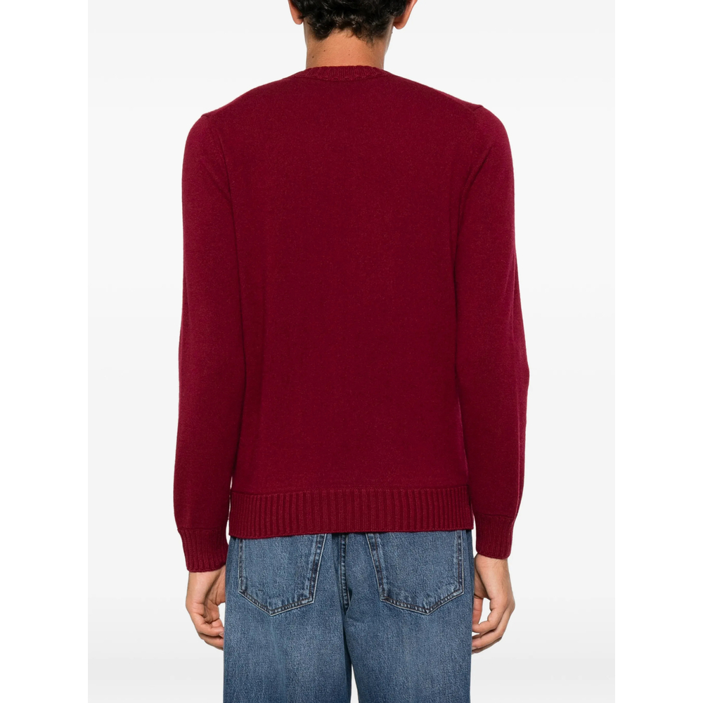 Ribbed-Trim Sweater