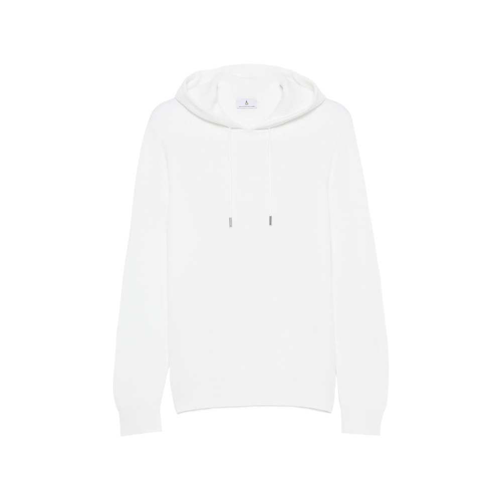 Magazzino Ricambi Ribbed-knit Drawstring Hoodie