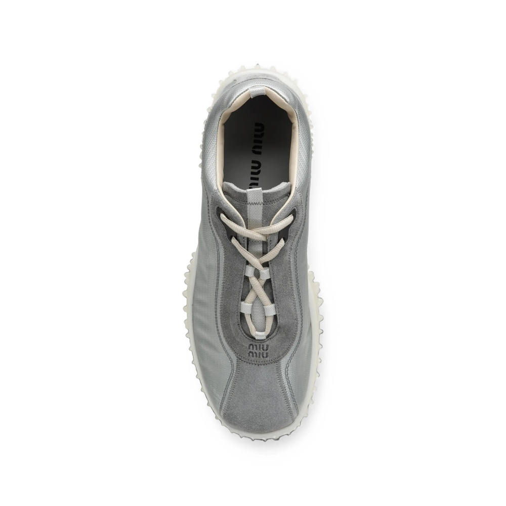 Bubble Technical Fabric And Sneakers