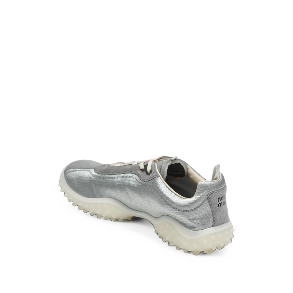 Bubble Technical Fabric And Sneakers