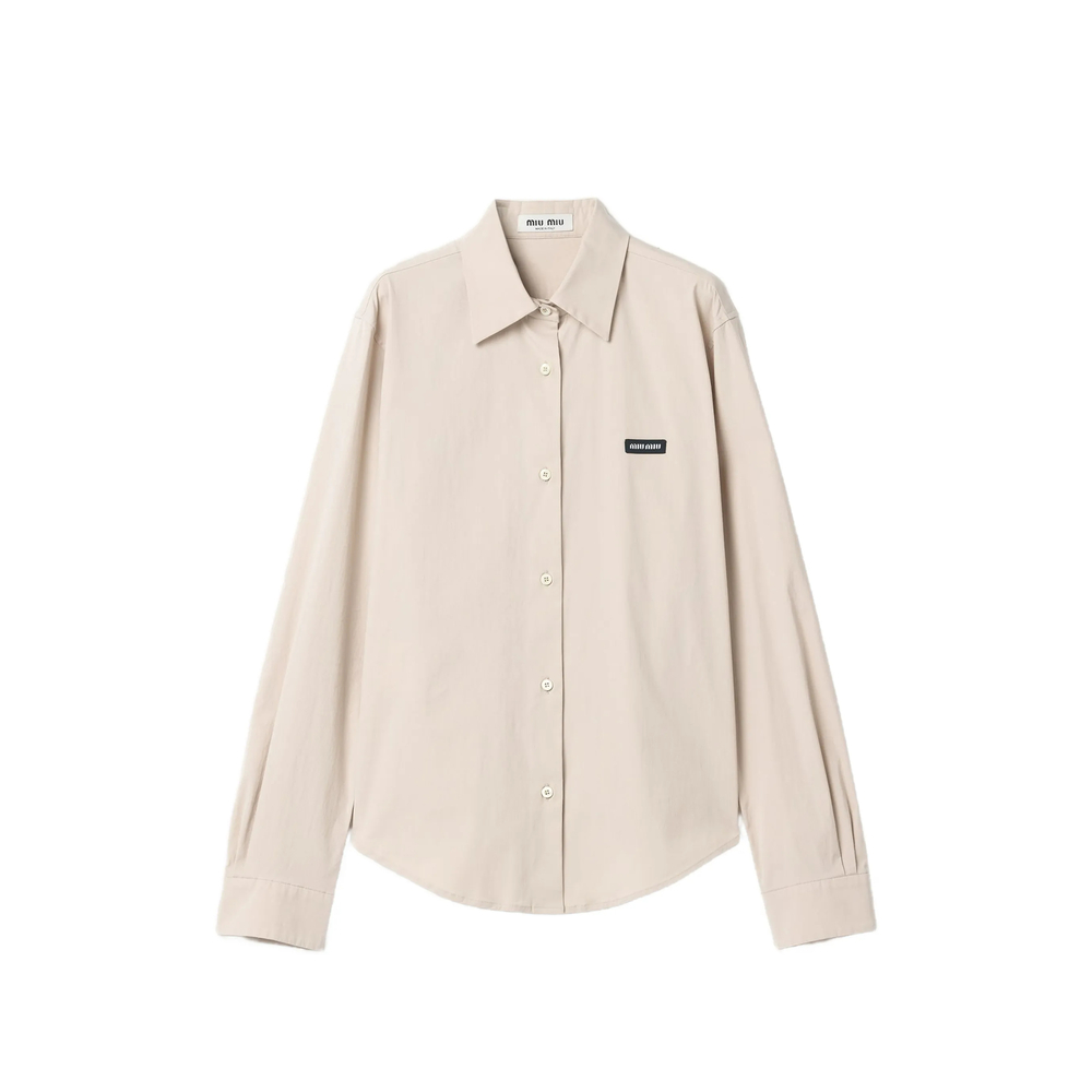 Miu Miu Stretch-poplin Shirt