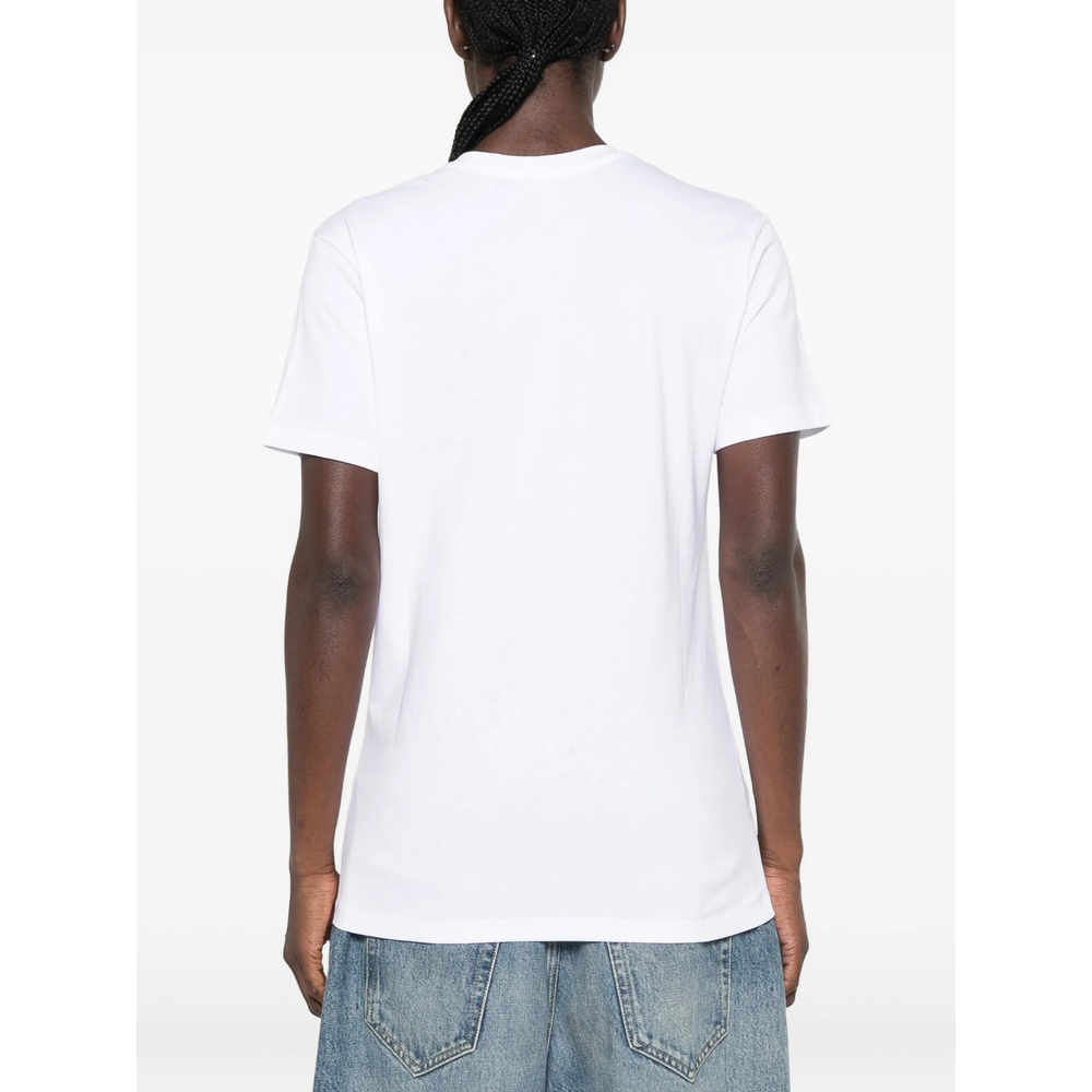 Lion-Print Crystal-Embellished T-Shirt