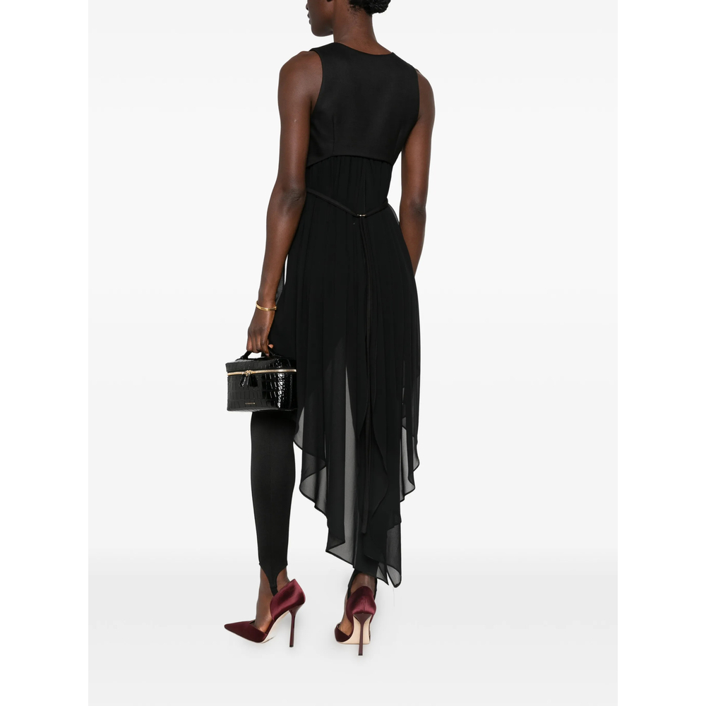 Asymmetric-Hem Waistcoat-Style Gilet