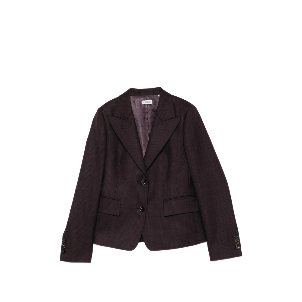 Check Wool Tailored Jacket