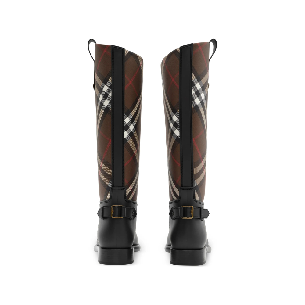 Check Cavalier Boots