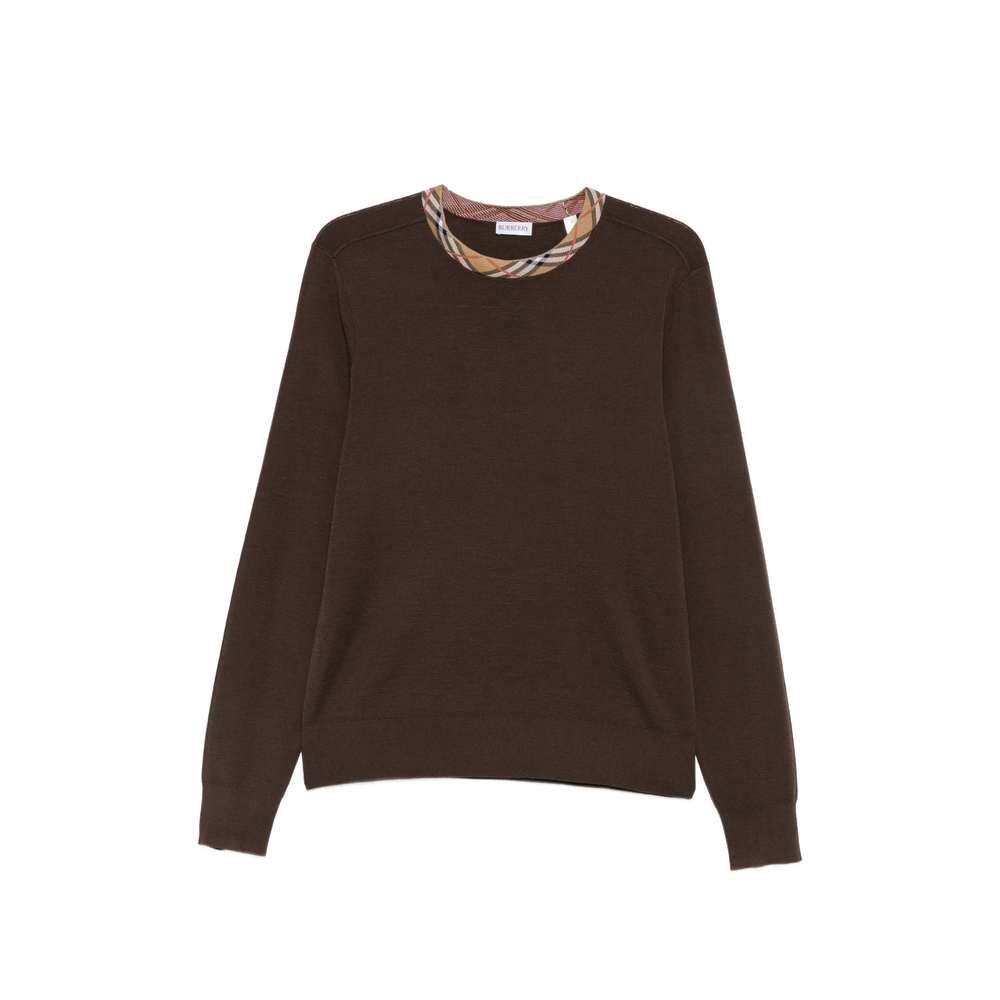 Check-Trim Long Sleeve T-Shirt