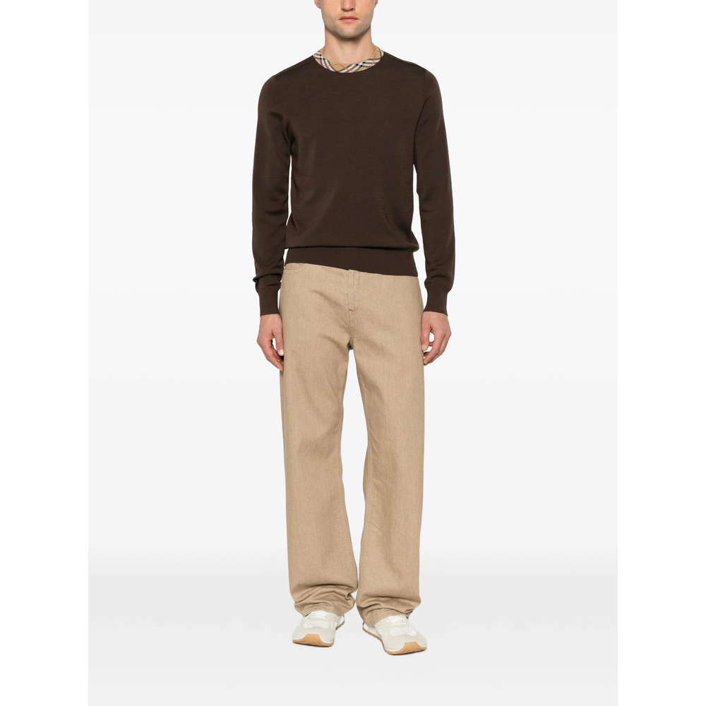 Check-Trim Long Sleeve T-Shirt