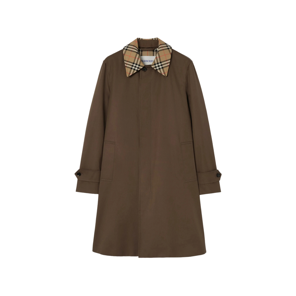Mid-Length Gabardine Car Coat