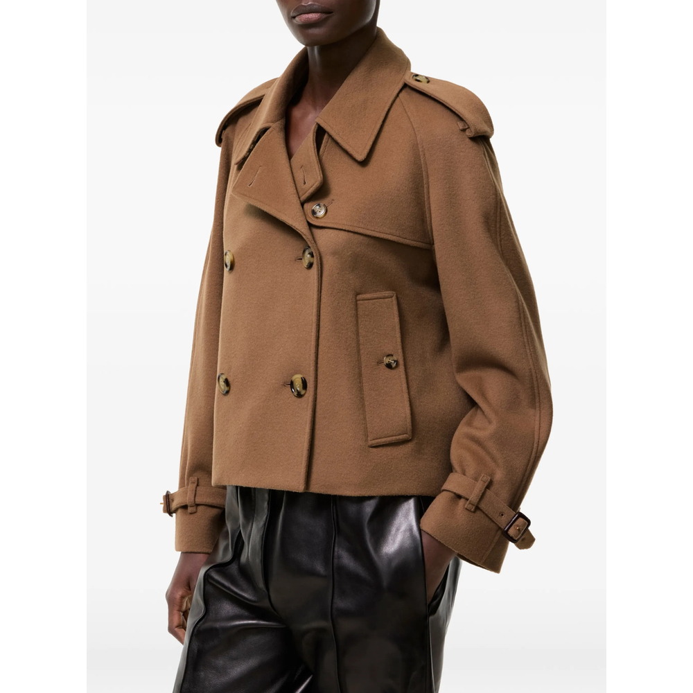 Cropped Cashmere Mayfair Trench Jacket