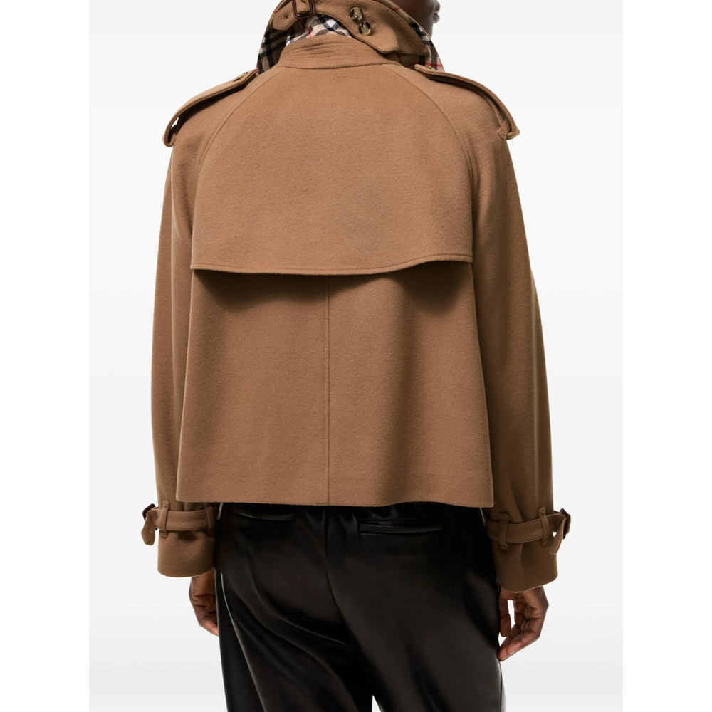 Cropped Cashmere Mayfair Trench Jacket