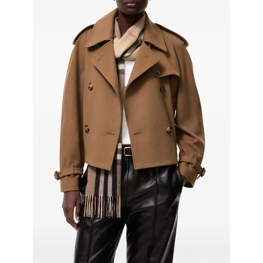 Cropped Cashmere Mayfair Trench Jacket