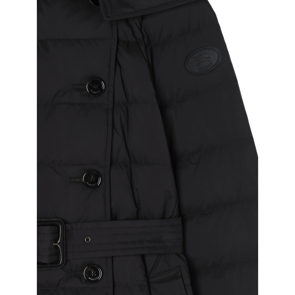 Mid-Length Nylon Audley Puffer Coat