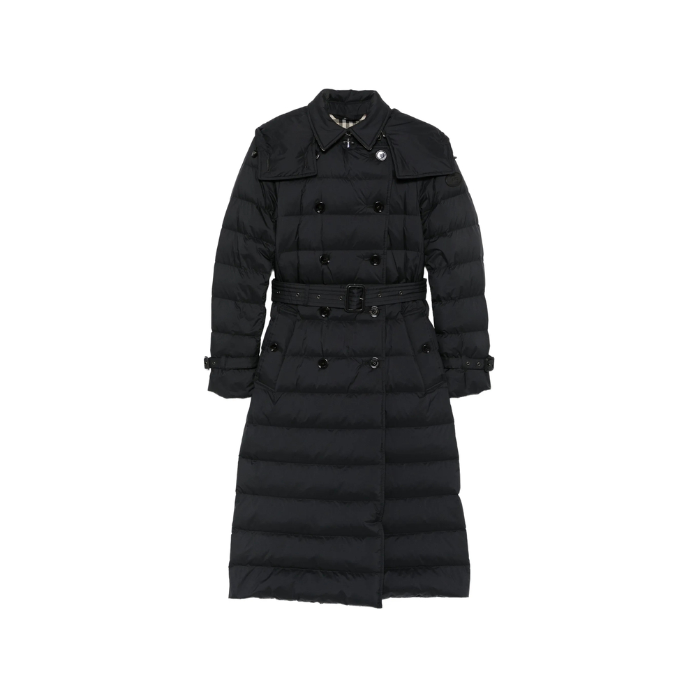 Belted Hooded Puffer Coat