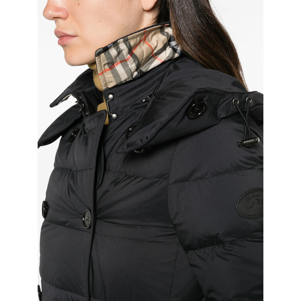 Belted Hooded Puffer Coat
