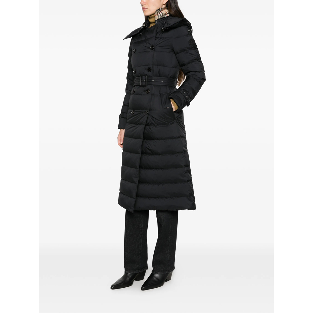 Belted Hooded Puffer Coat