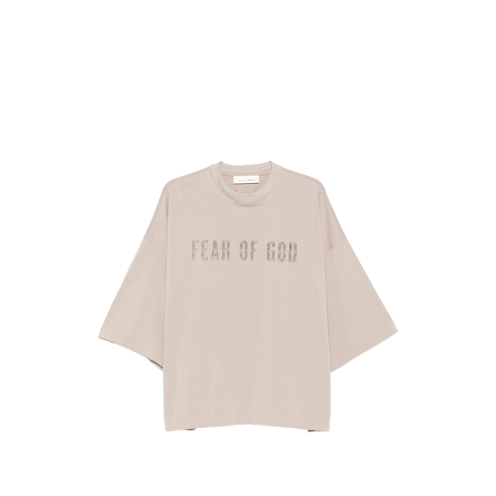 Fear Of God Essentials Logo-print Drop-shoulder T-shirt