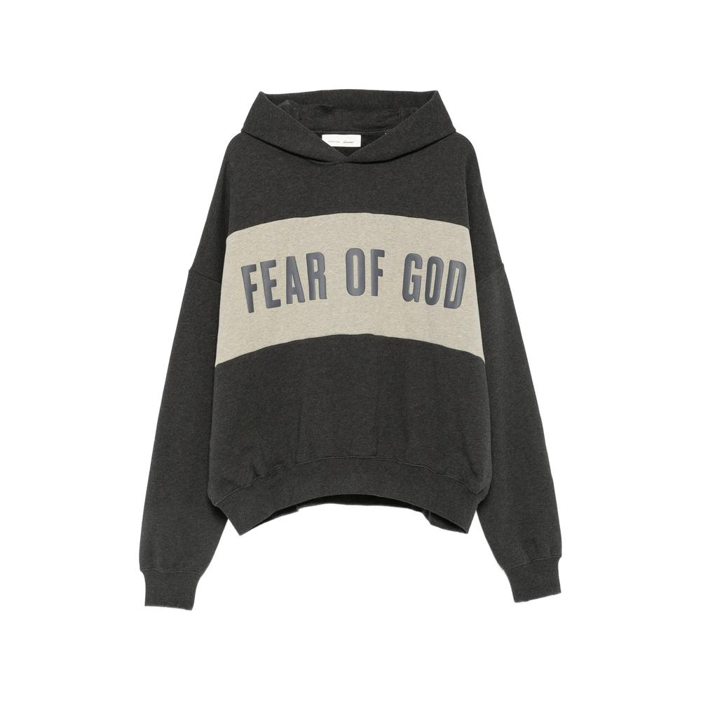 Fear Of God Essentials Cropped Relaxed Panelled Hoodie