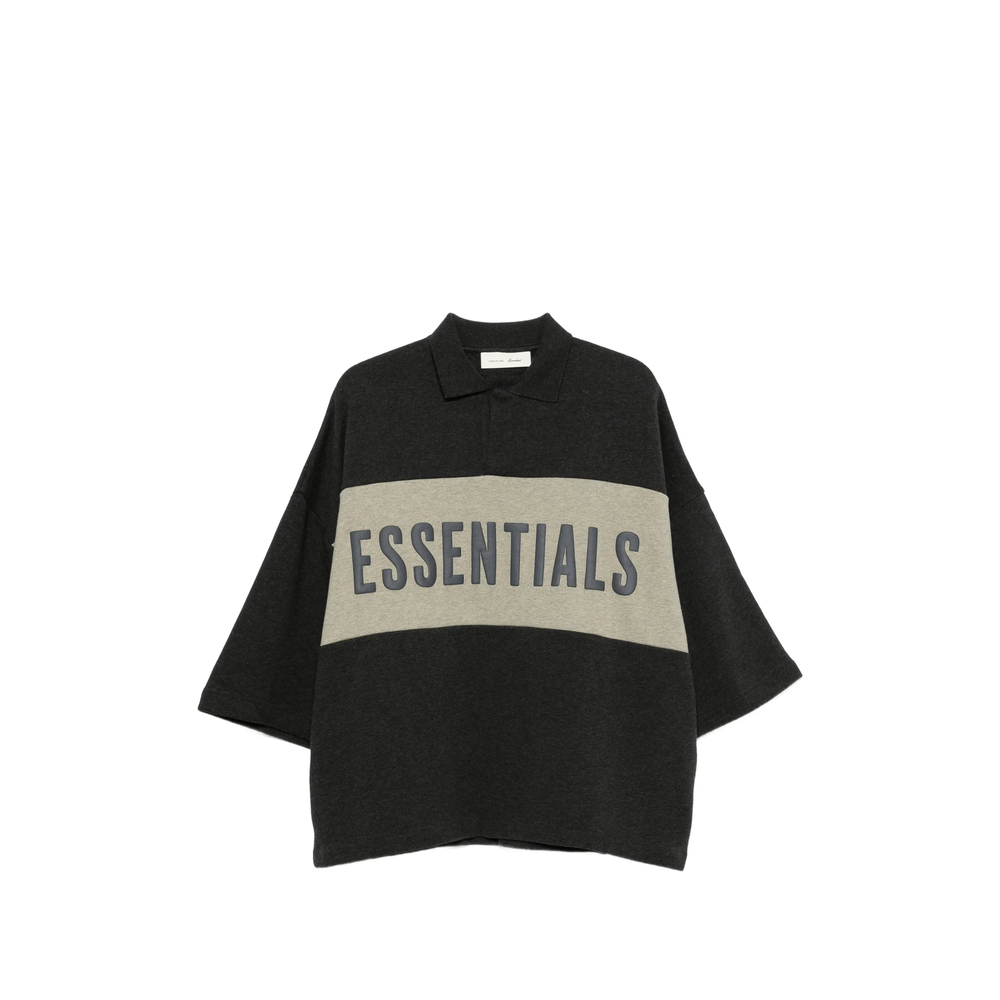 Fear Of God Essentials Cropped Panelled Polo Shirt