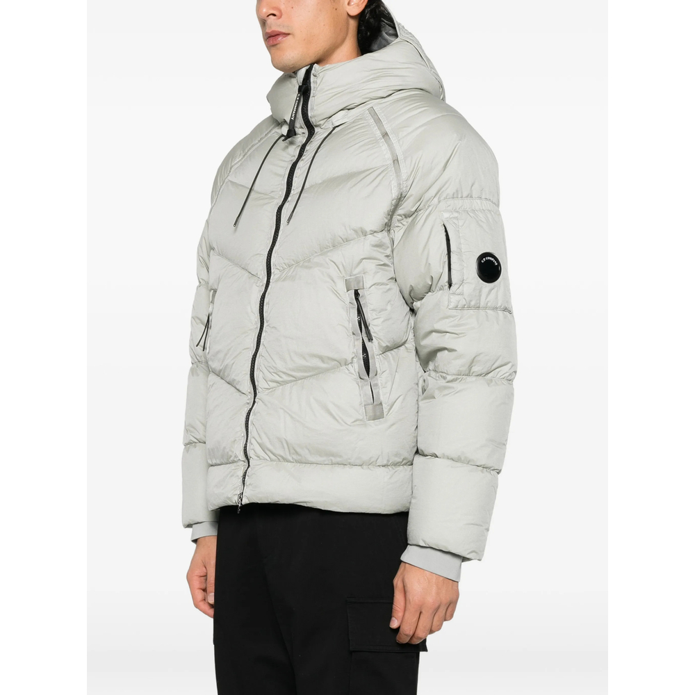 C. P. Company Lens-Detail Hooded Puffer Jacket