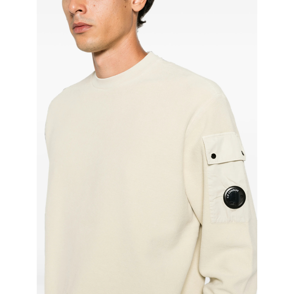 C. P. Company Lens-Detail Sleeve-Pocket Sweatshirt
