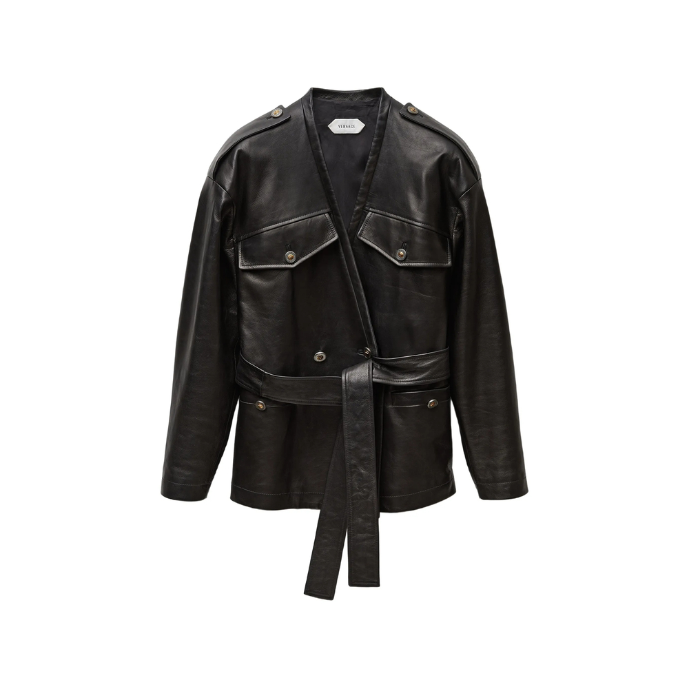 Versace Leather Blouson
