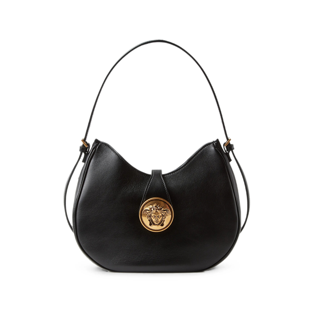 Versace Emblème Nappa Shoulder Bag
