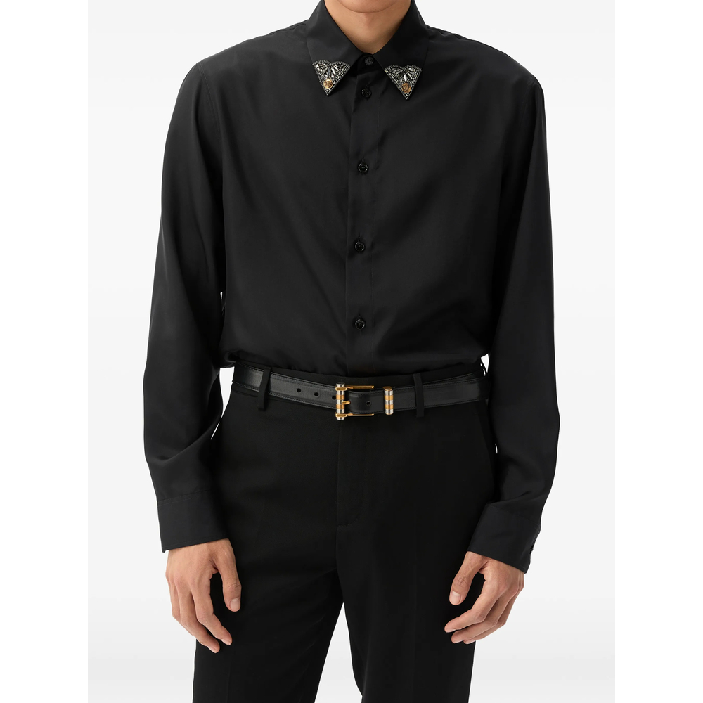 Silk-Poplin Regular Shirt