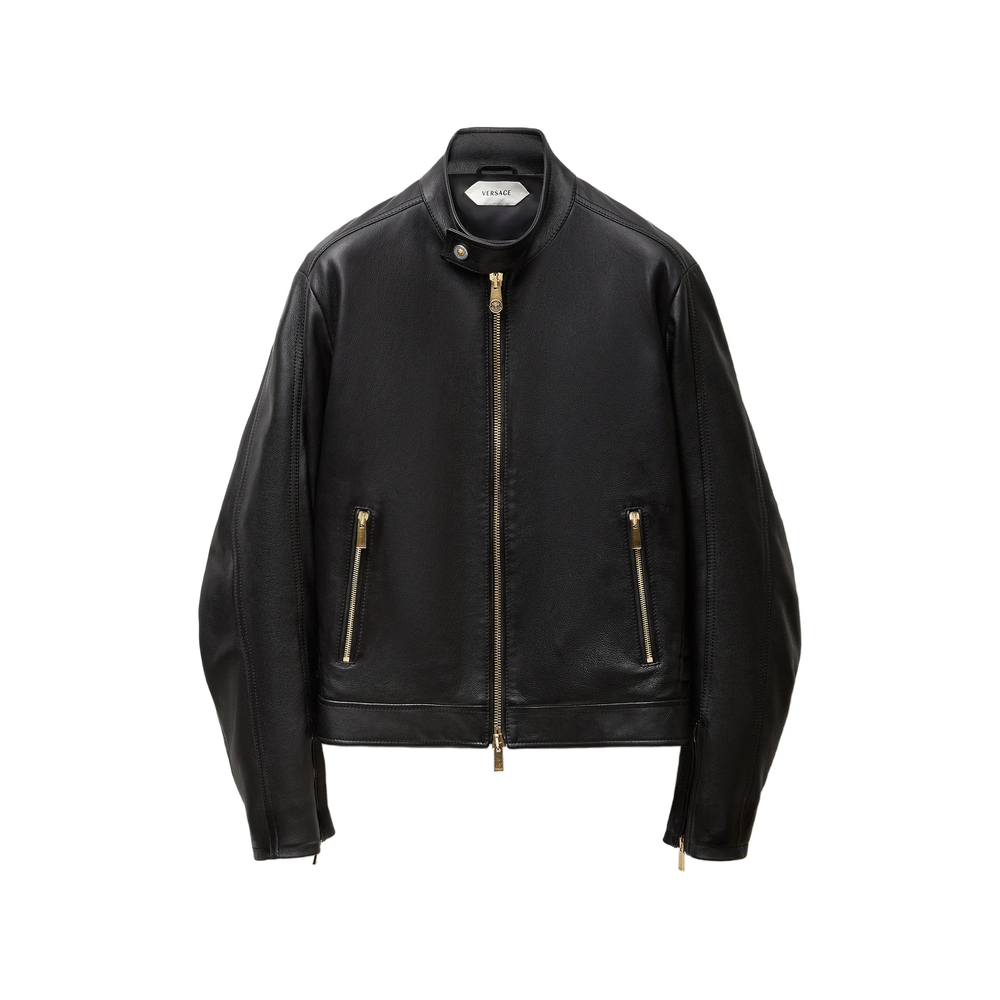 Versace Nappa Biker Jacket