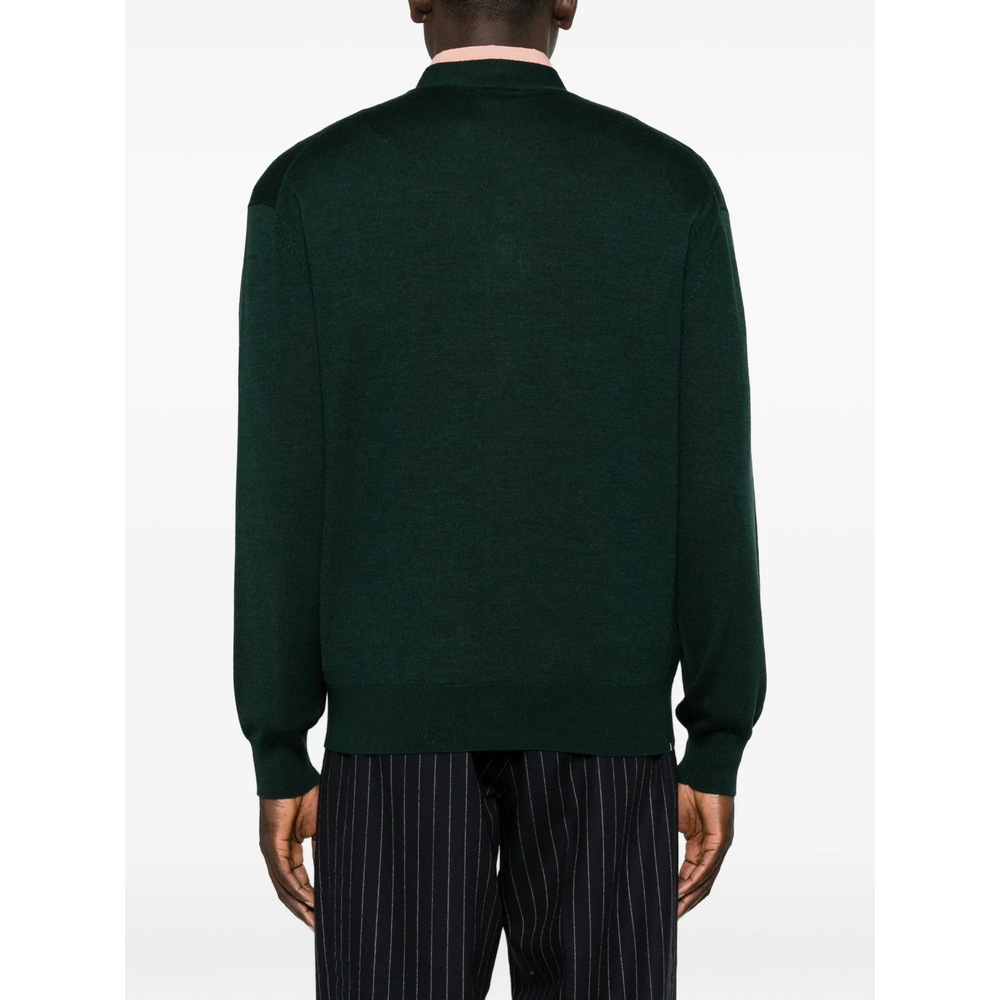 Drôle De Monsieur Logo-Embroidered Cardigan