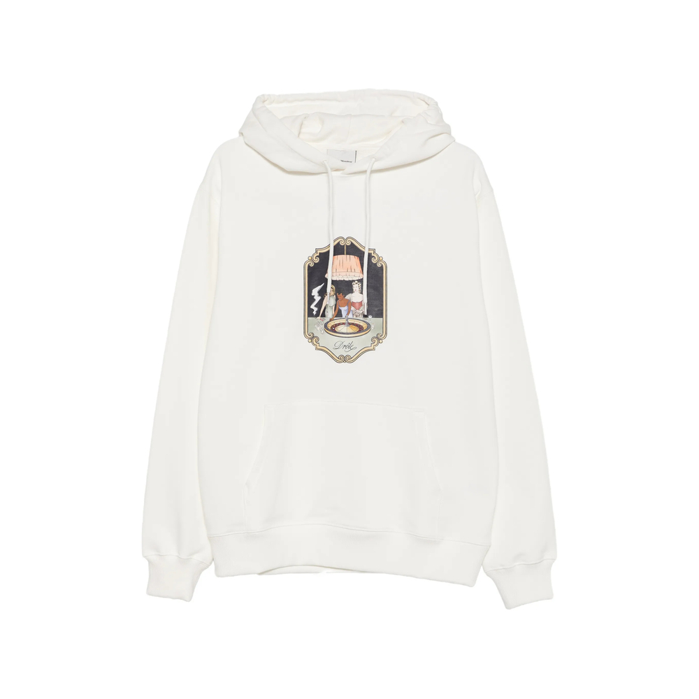 Drôle De Monsieur Graphic-print Drawstring Hoodie