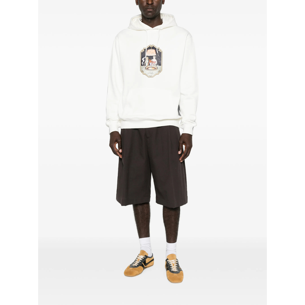 Drôle De Monsieur Graphic-Print Drawstring Hoodie