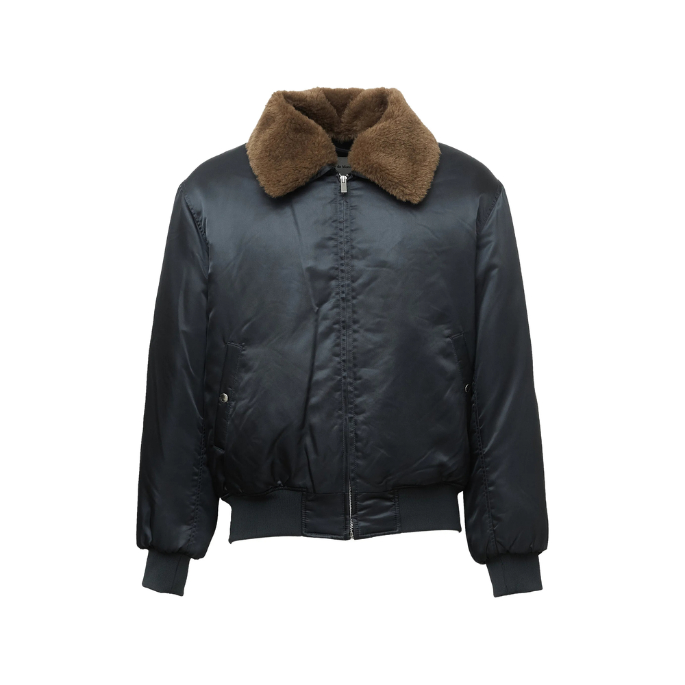 Drôle De Monsieur Faux-fur Collar Bomber Jacket