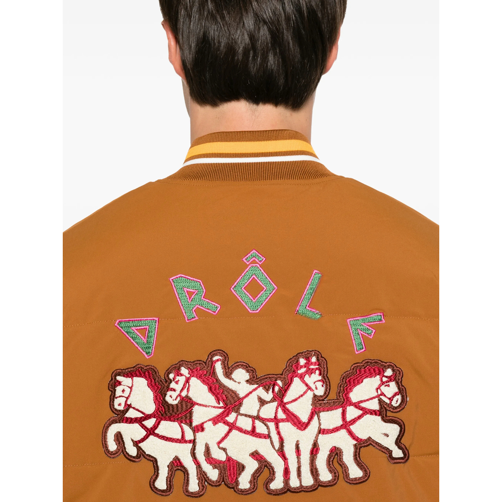 Drôle De Monsieur Embroidered Padded Jacket