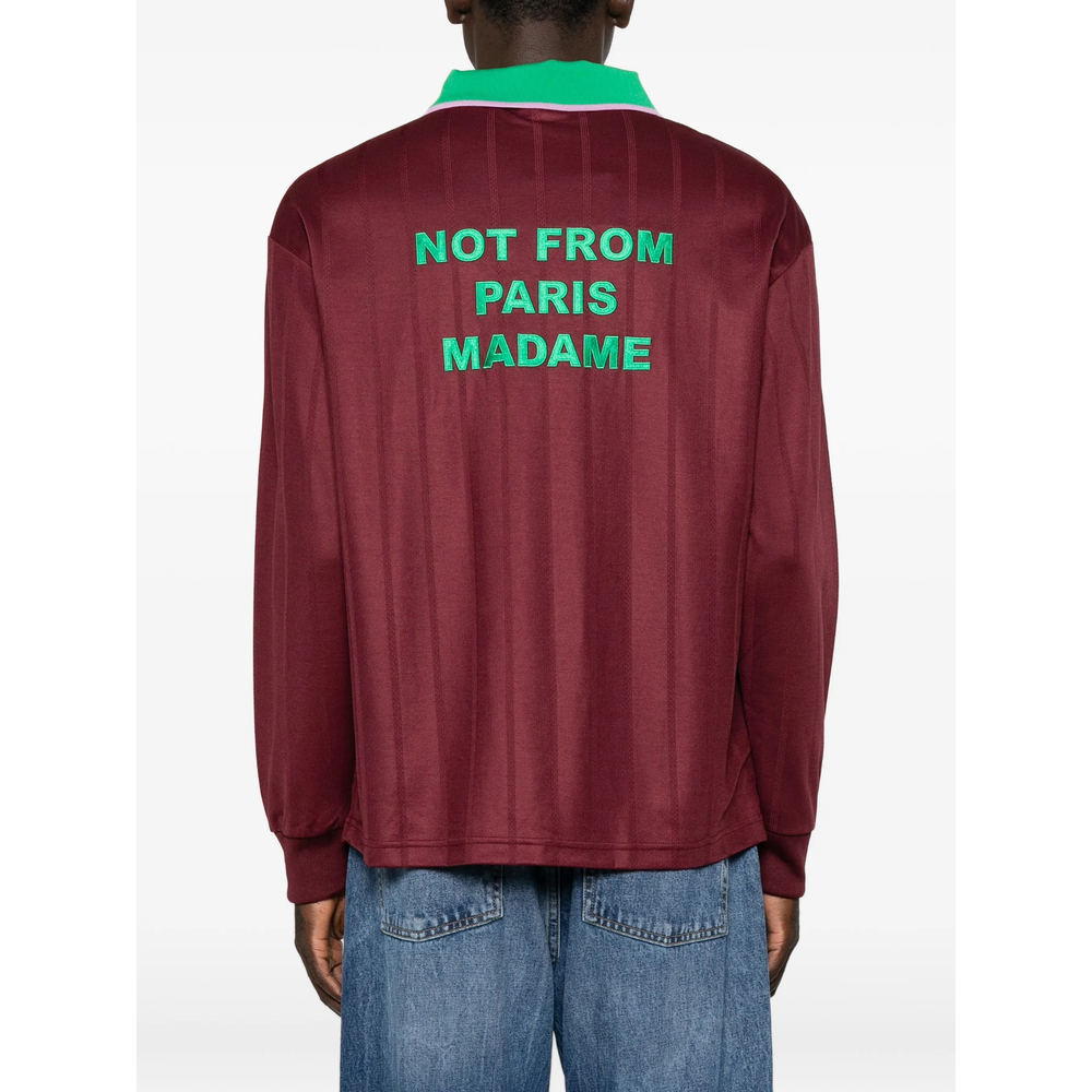 Drôle De Monsieur Slogan Polo Shirt