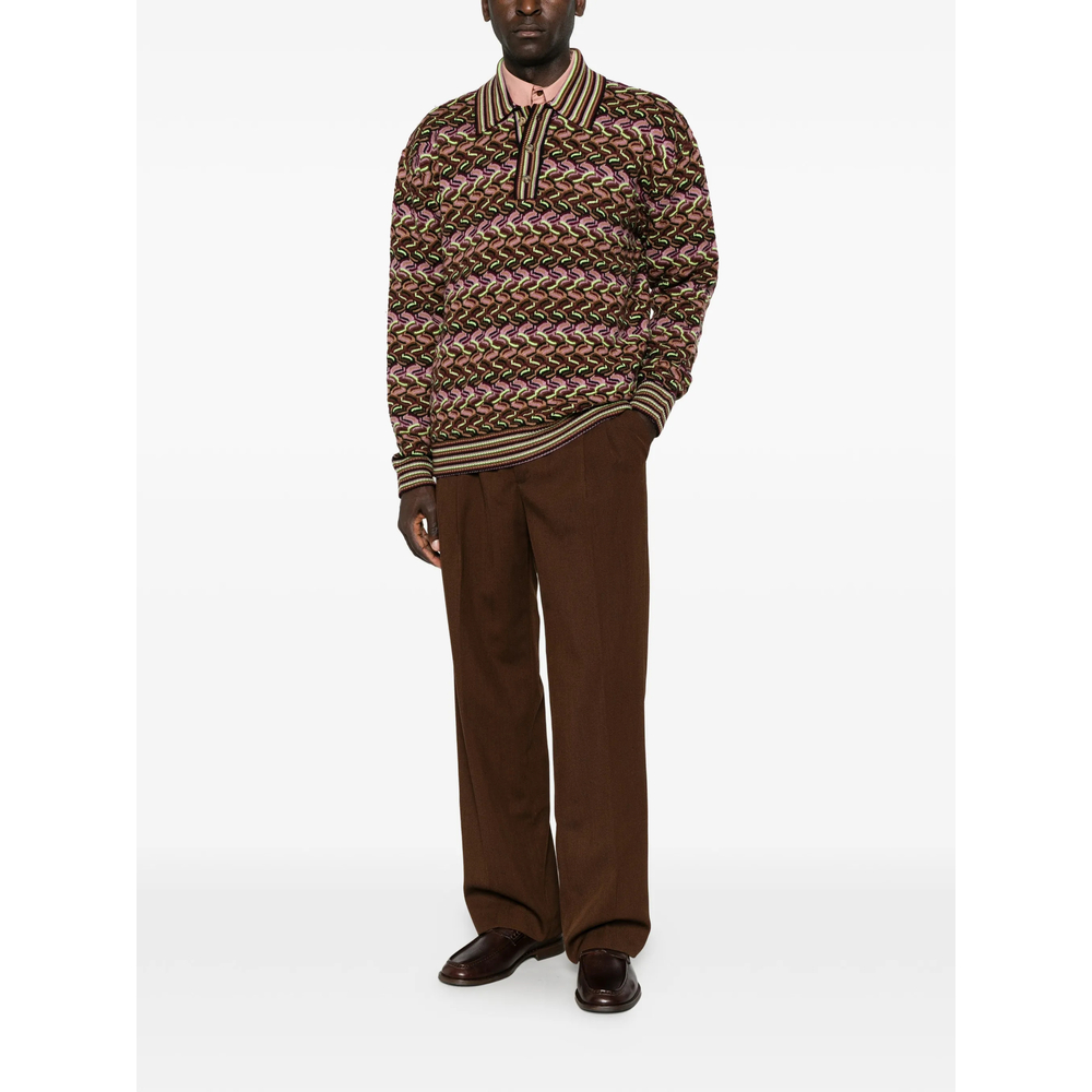 Drôle De Monsieur Buttoned Polo Shirt