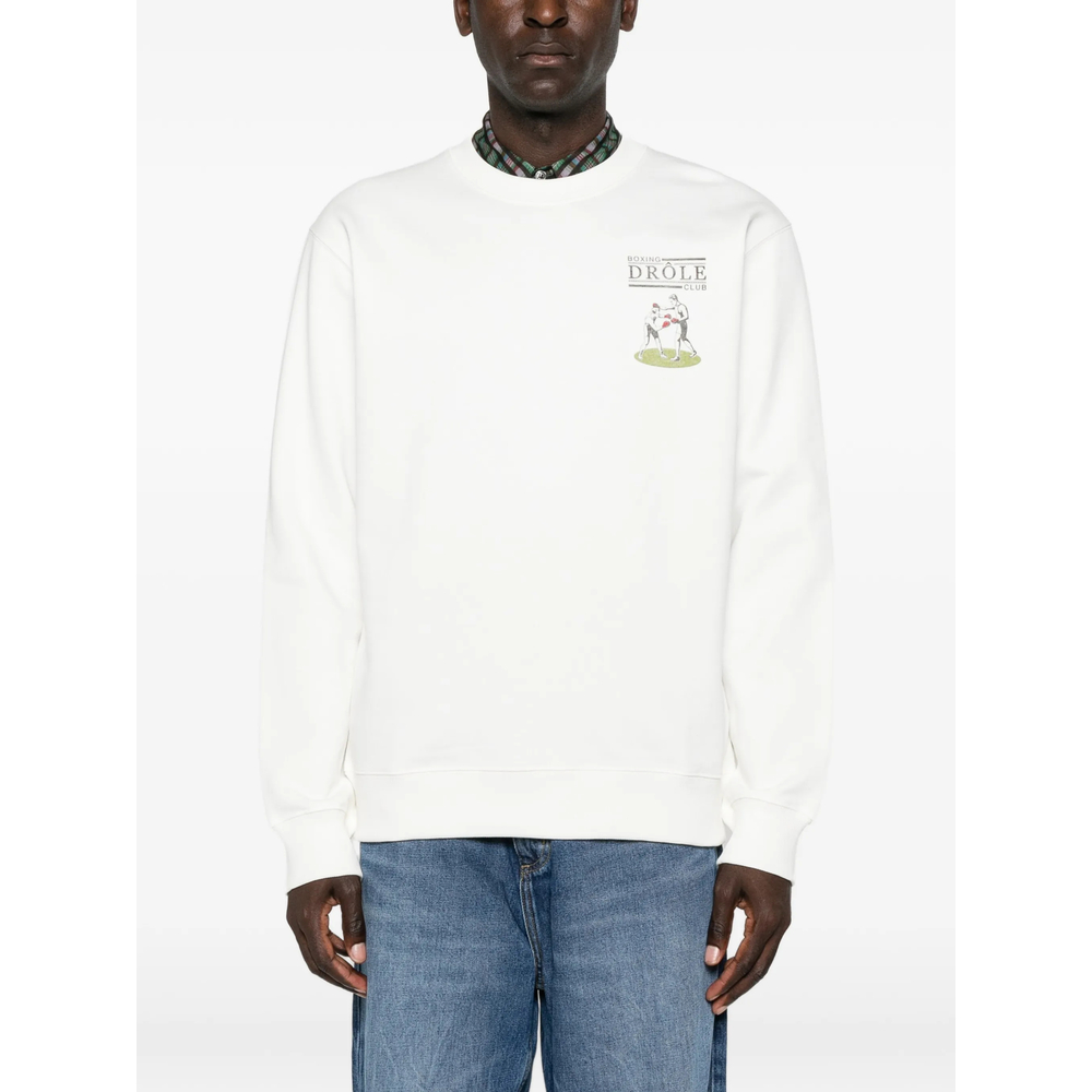 Drôle De Monsieur Drôle Boxers Graphic-Print Sweatshirt