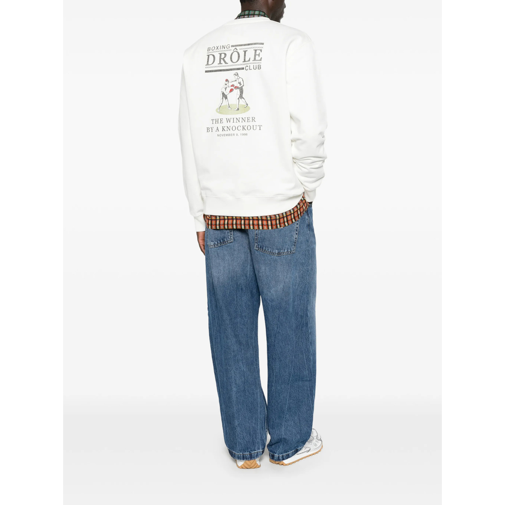 Drôle De Monsieur Drôle Boxers Graphic-Print Sweatshirt