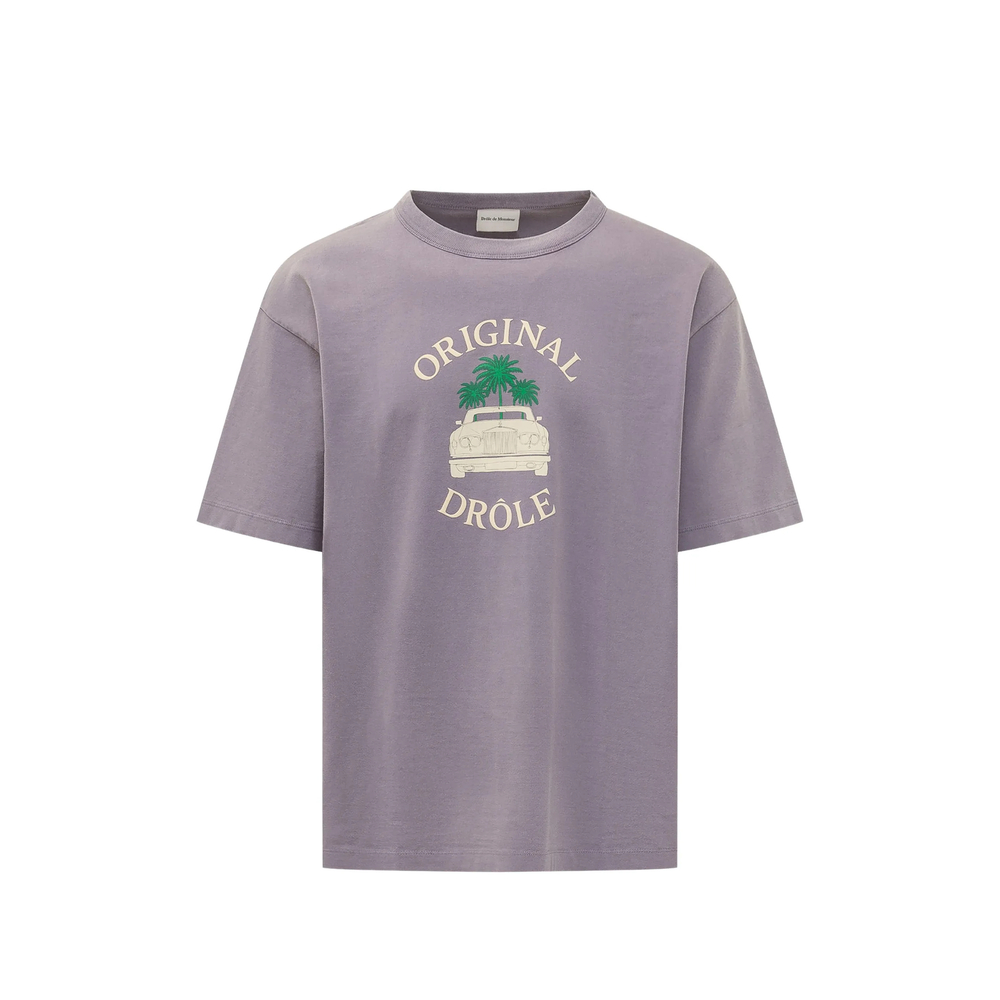 Drôle De Monsieur Car Palms Graphic-print T-shirt
