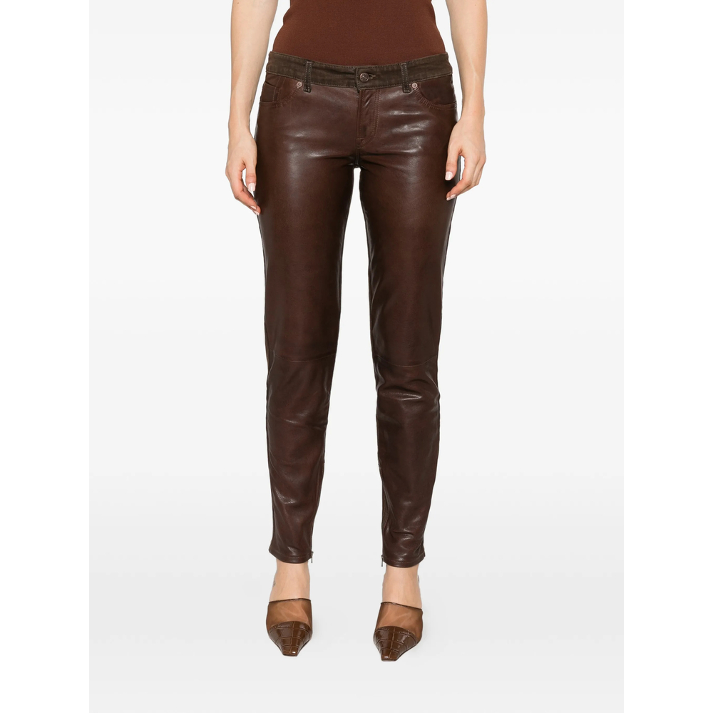 Coated Slim-Fit Jeans