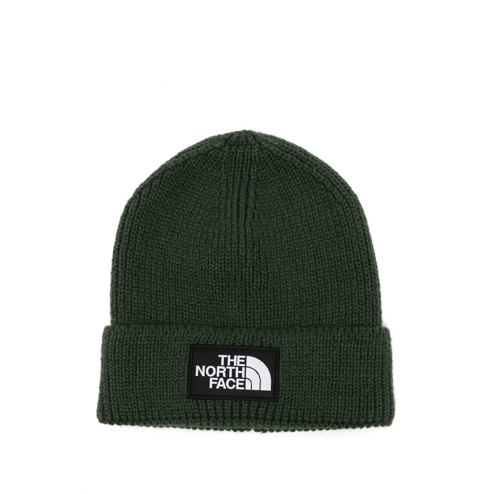 The North Face — The North Face Logo-patch Ribbed-knit Beanie Hat