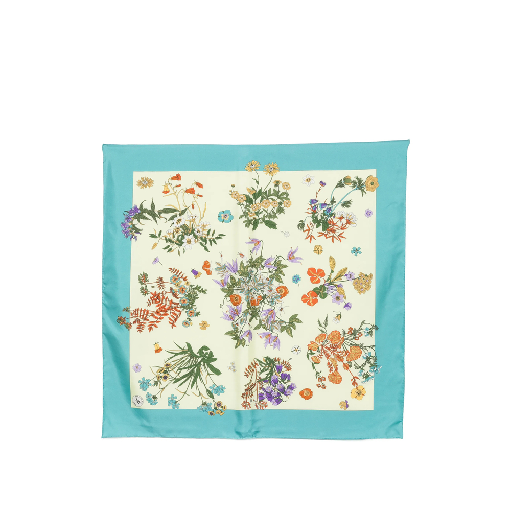 Mantero Floral-print Silk Scarf