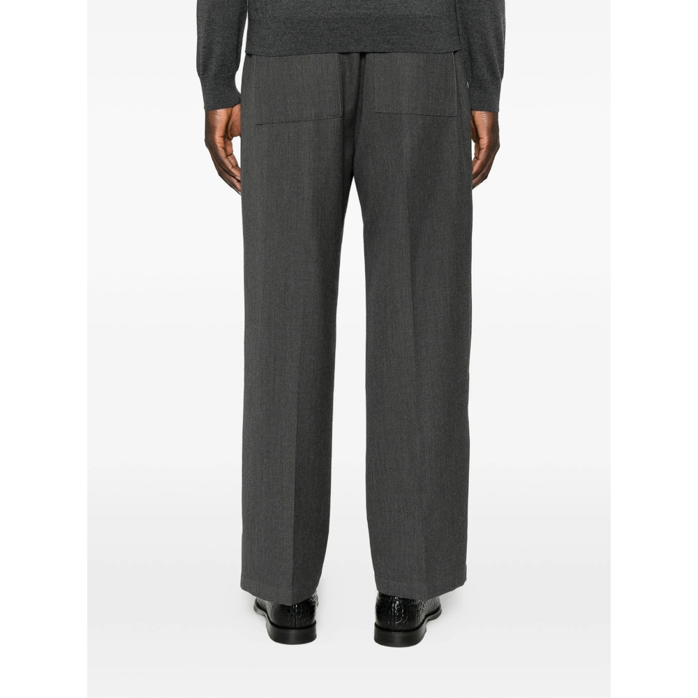 John Belted Straight-Leg Trousers