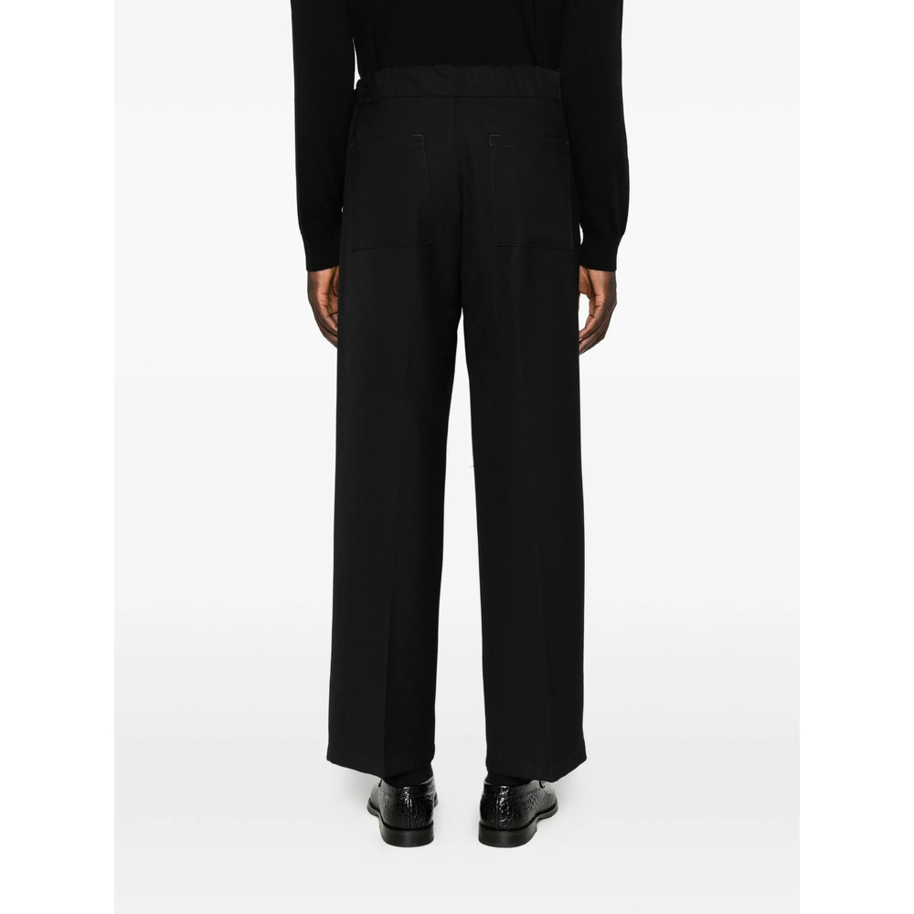 John Belted Straight-Leg Trousers