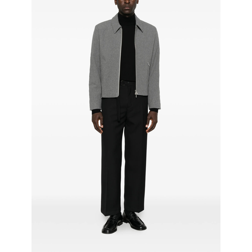 John Belted Straight-Leg Trousers